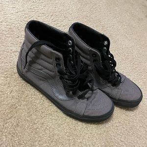 Grey and black vans